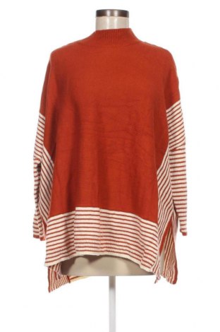 Дамски пуловер Rockmans, Размер M, Цвят Оранжев, Цена 47,85 лв.
