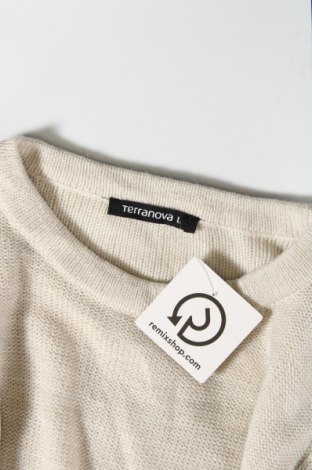 Γυναικείο πουλόβερ Terranova, Μέγεθος L, Χρώμα  Μπέζ, Τιμή 2,87 €