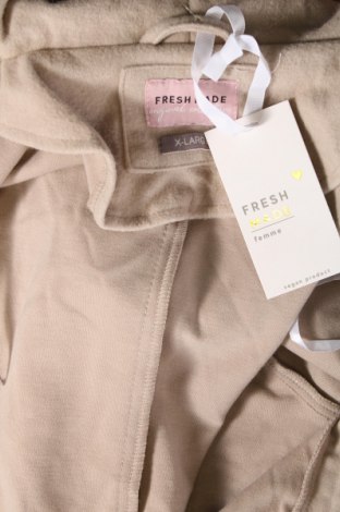 Damski płaszcz Fresh Made, Rozmiar XL, Kolor Beżowy, Cena 83,56 zł