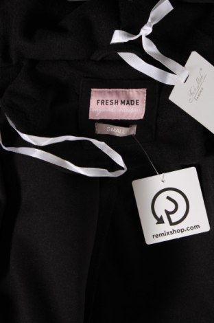 Γυναικείο παλτό Fresh Made, Μέγεθος S, Χρώμα Μαύρο, Τιμή 17,24 €