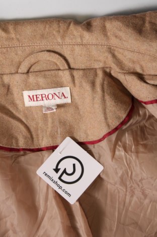 Дамско палто Merona, Размер S, Цвят Бежов, Цена 16,05 лв.