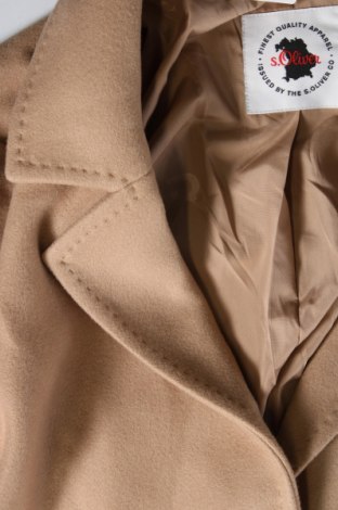 Γυναικείο παλτό S.Oliver, Μέγεθος XL, Χρώμα  Μπέζ, Τιμή 66,34 €