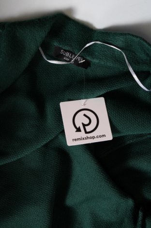 Дамско палто Sublevel, Размер S, Цвят Зелен, Цена 19,57 лв.