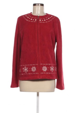 Γυναικεία ζακέτα fleece Croft & Barrow, Μέγεθος M, Χρώμα Κόκκινο, Τιμή 8,44 €
