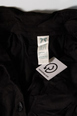 Γυναικείο σακάκι Dept, Μέγεθος L, Χρώμα Μαύρο, Τιμή 3,27 €