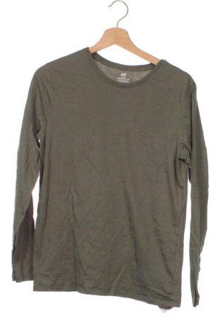 Dziecięca bluzka H&M, Rozmiar 14-15y/ 168-170 cm, Kolor Zielony, Cena 21,11 zł