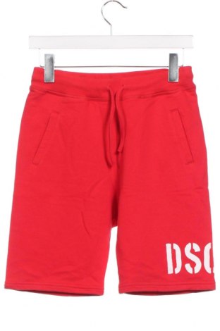 Детски къс панталон Dsquared2, Размер 11-12y/ 152-158 см, Цвят Червен, Цена 115,15 лв.