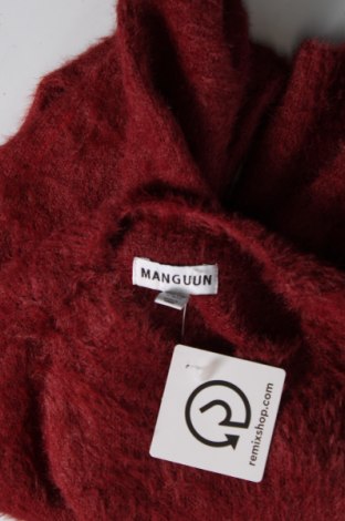 Детски пуловер Manguun, Размер 15-18y/ 170-176 см, Цвят Червен, Цена 5,51 лв.