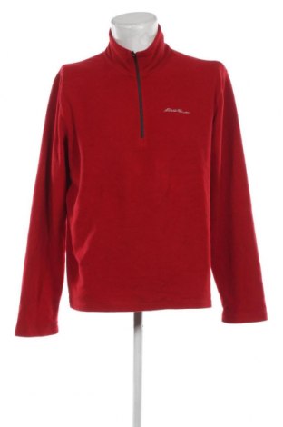 Мъжка поларена блуза Eddie Bauer, Размер L, Цвят Червен, Цена 11,80 лв.