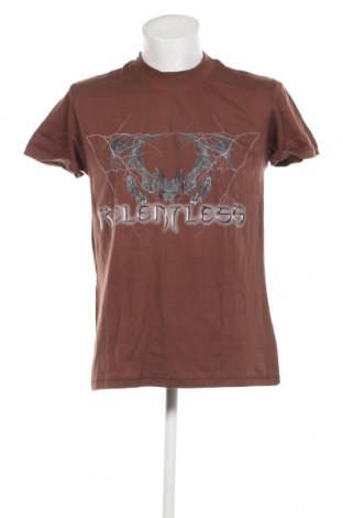 Мъжка тениска NIGHT ADDICT, Размер XXS, Цвят Кафяв, Цена 12,76 лв.