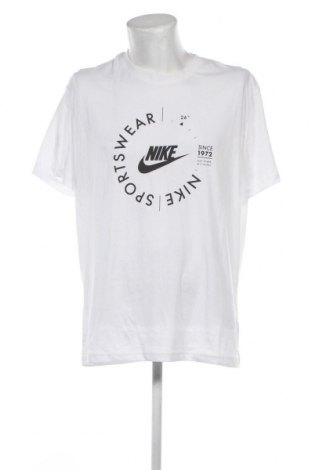 Мъжка тениска Nike, Размер L, Цвят Бял, Цена 58,00 лв.