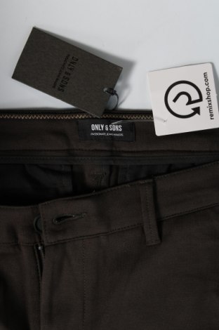Мъжки панталон Only & Sons, Размер M, Цвят Зелен, Цена 18,40 лв.
