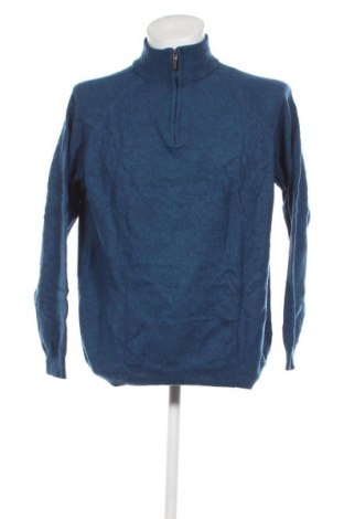 Ανδρικό πουλόβερ Cortefiel, Μέγεθος XXL, Χρώμα Μπλέ, Τιμή 8,91 €