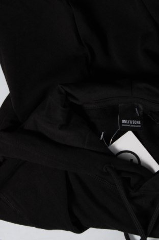 Ανδρικό φούτερ Only & Sons, Μέγεθος S, Χρώμα Μαύρο, Τιμή 8,54 €