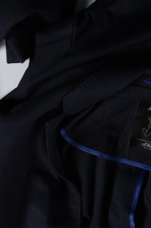 Ανδρικό σακάκι S.Oliver Black Label, Μέγεθος L, Χρώμα Μπλέ, Τιμή 124,23 €