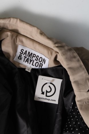 Мъжко сако Sampson&Taylor, Размер S, Цвят Бежов, Цена 32,00 лв.