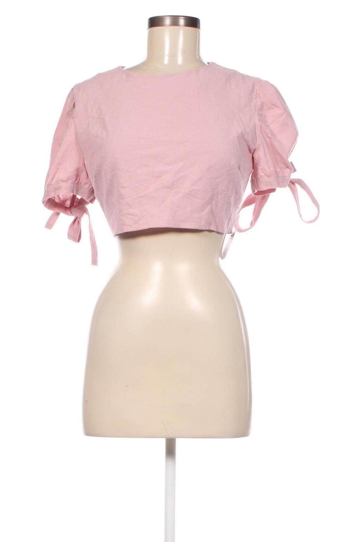 Γυναικεία μπλούζα Missguided, Μέγεθος L, Χρώμα Ρόζ , Τιμή 4,15 €