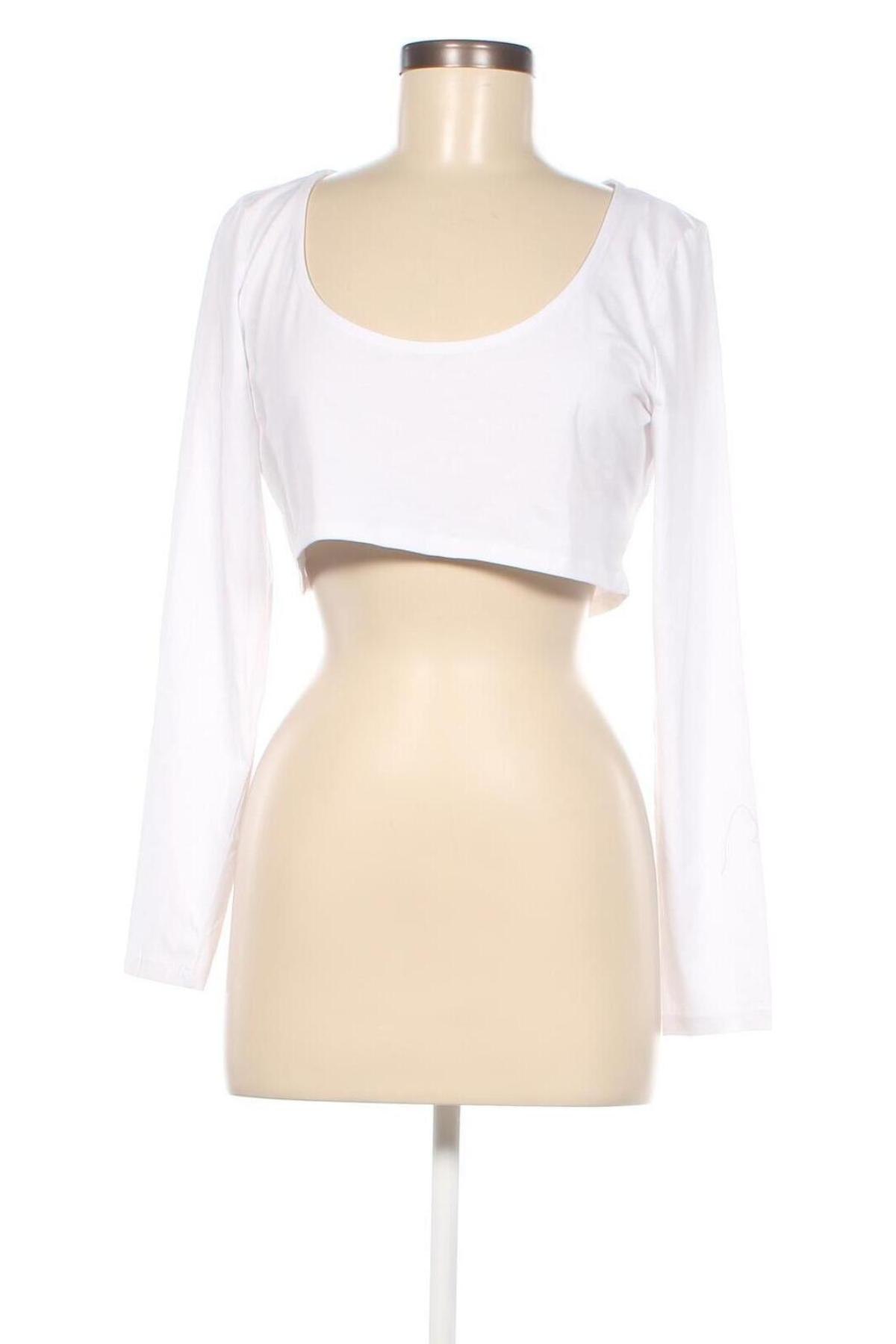 Дамска блуза Monki, Размер L, Цвят Бял, Цена 5,46 лв.