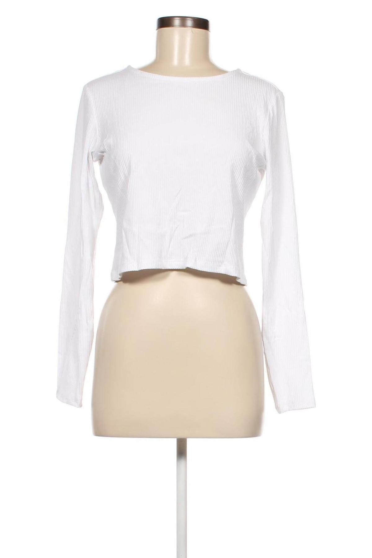Γυναικεία μπλούζα Monki, Μέγεθος L, Χρώμα Λευκό, Τιμή 2,95 €