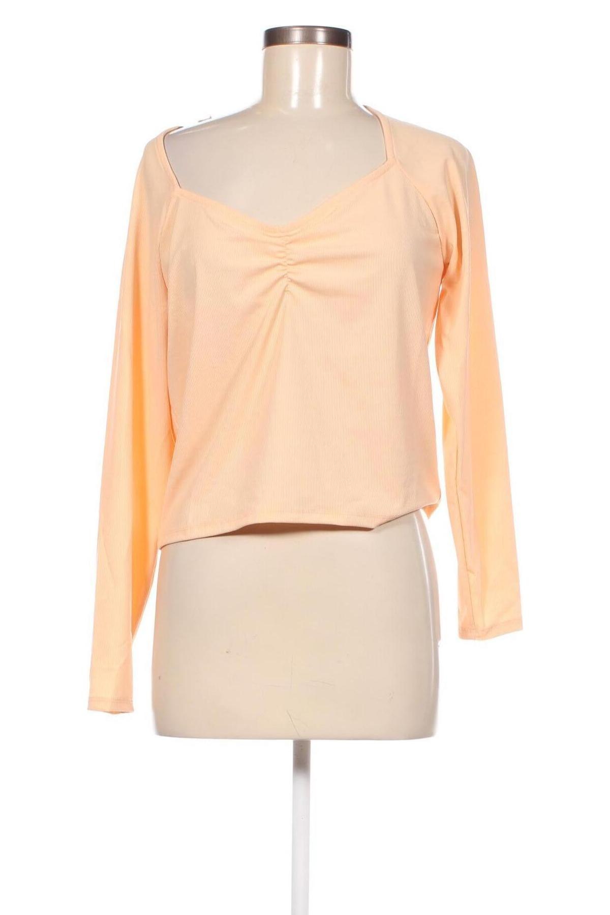 Γυναικεία μπλούζα Monki, Μέγεθος L, Χρώμα Πορτοκαλί, Τιμή 13,40 €