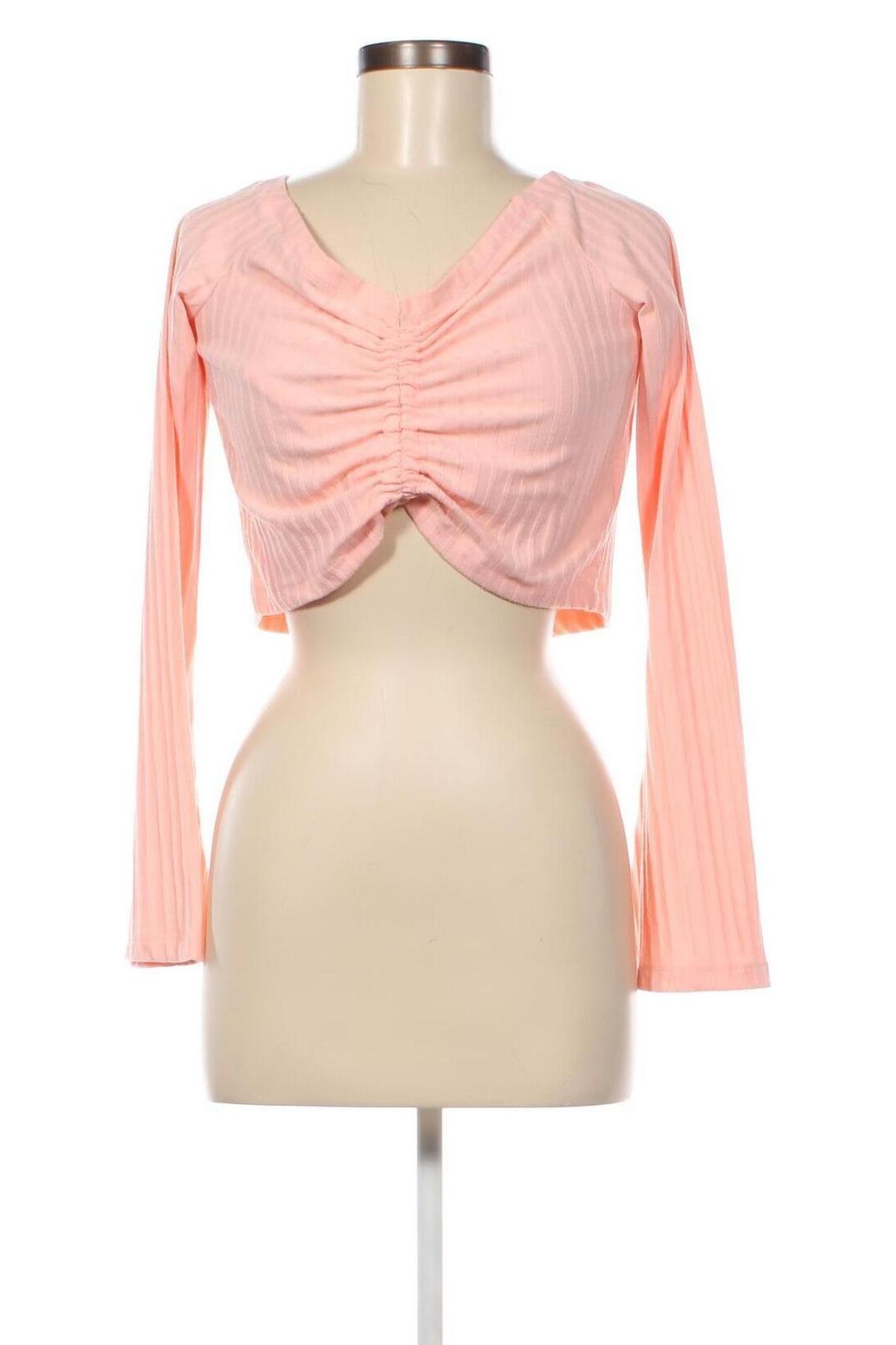 Дамска блуза NA-KD, Размер L, Цвят Розов, Цена 5,52 лв.