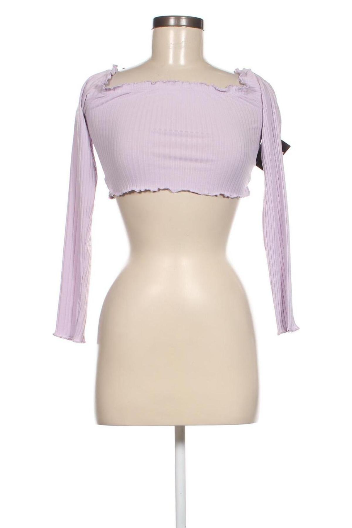 Γυναικεία μπλούζα Nly Trend, Μέγεθος M, Χρώμα Βιολετί, Τιμή 3,20 €