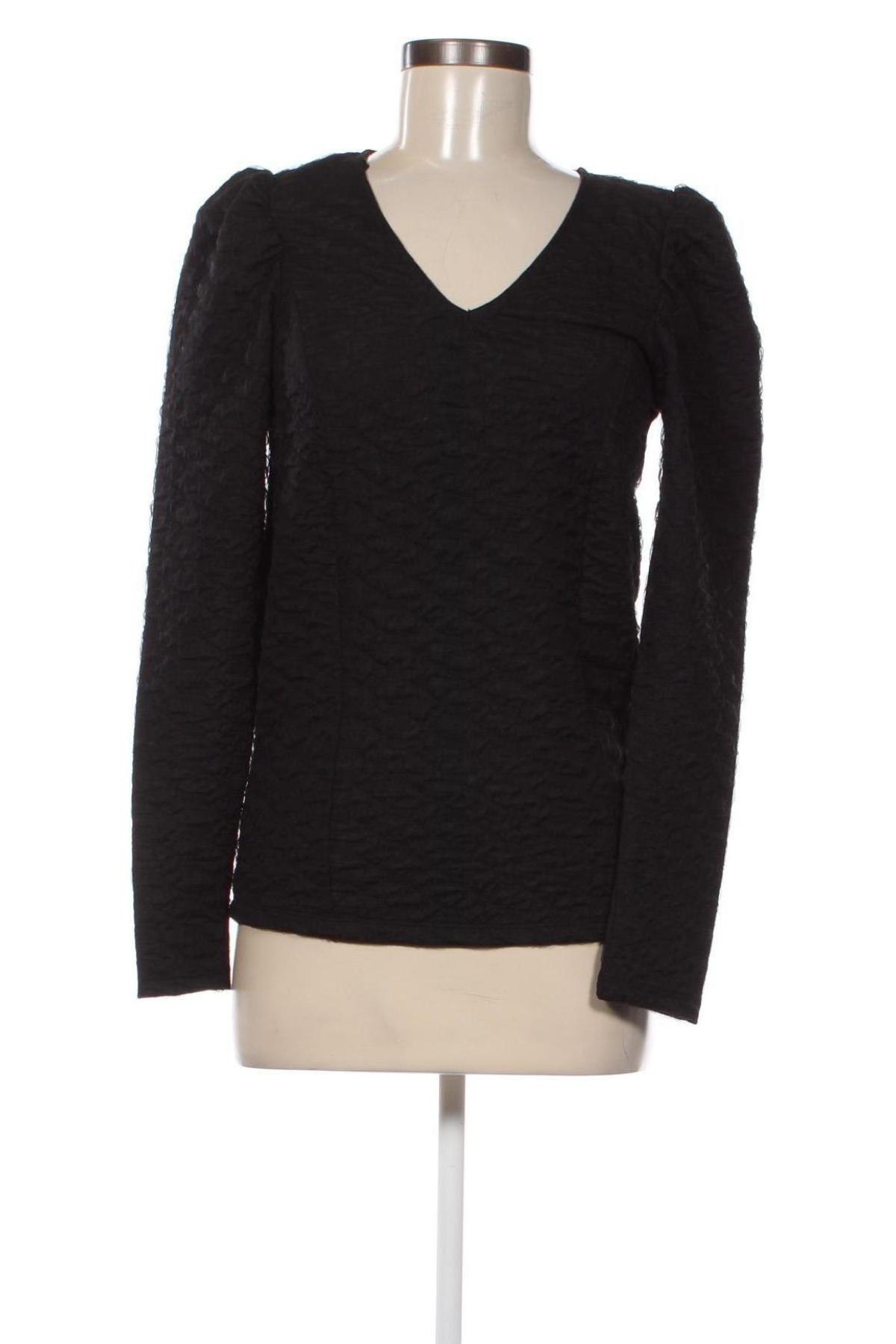 Γυναικεία μπλούζα Pieces, Μέγεθος S, Χρώμα Μαύρο, Τιμή 5,57 €