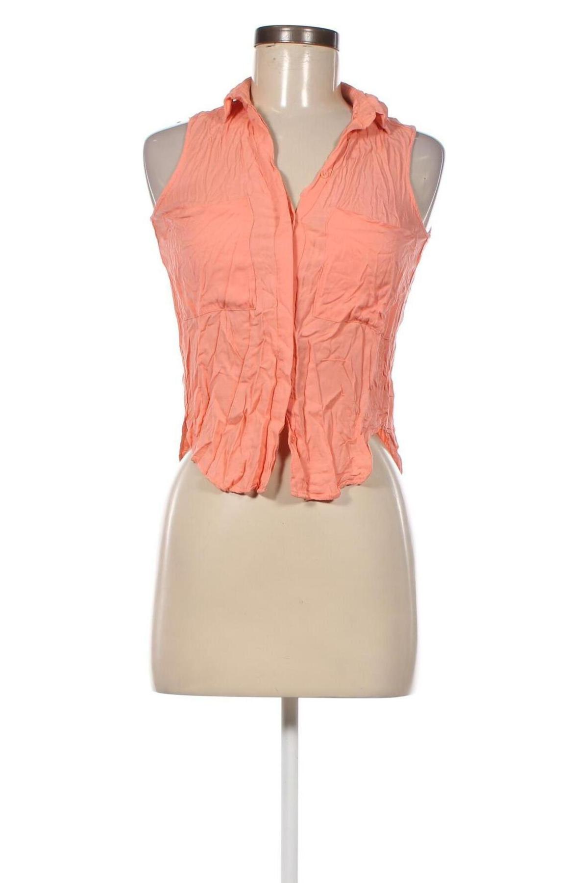 Γυναικείο πουκάμισο Bershka, Μέγεθος XS, Χρώμα Ρόζ , Τιμή 12,79 €