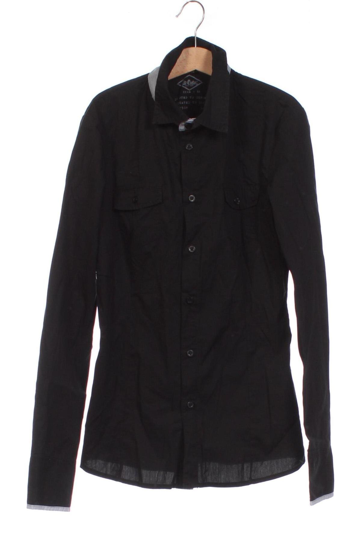 Γυναικείο πουκάμισο Lee Cooper, Μέγεθος XS, Χρώμα Μαύρο, Τιμή 4,42 €
