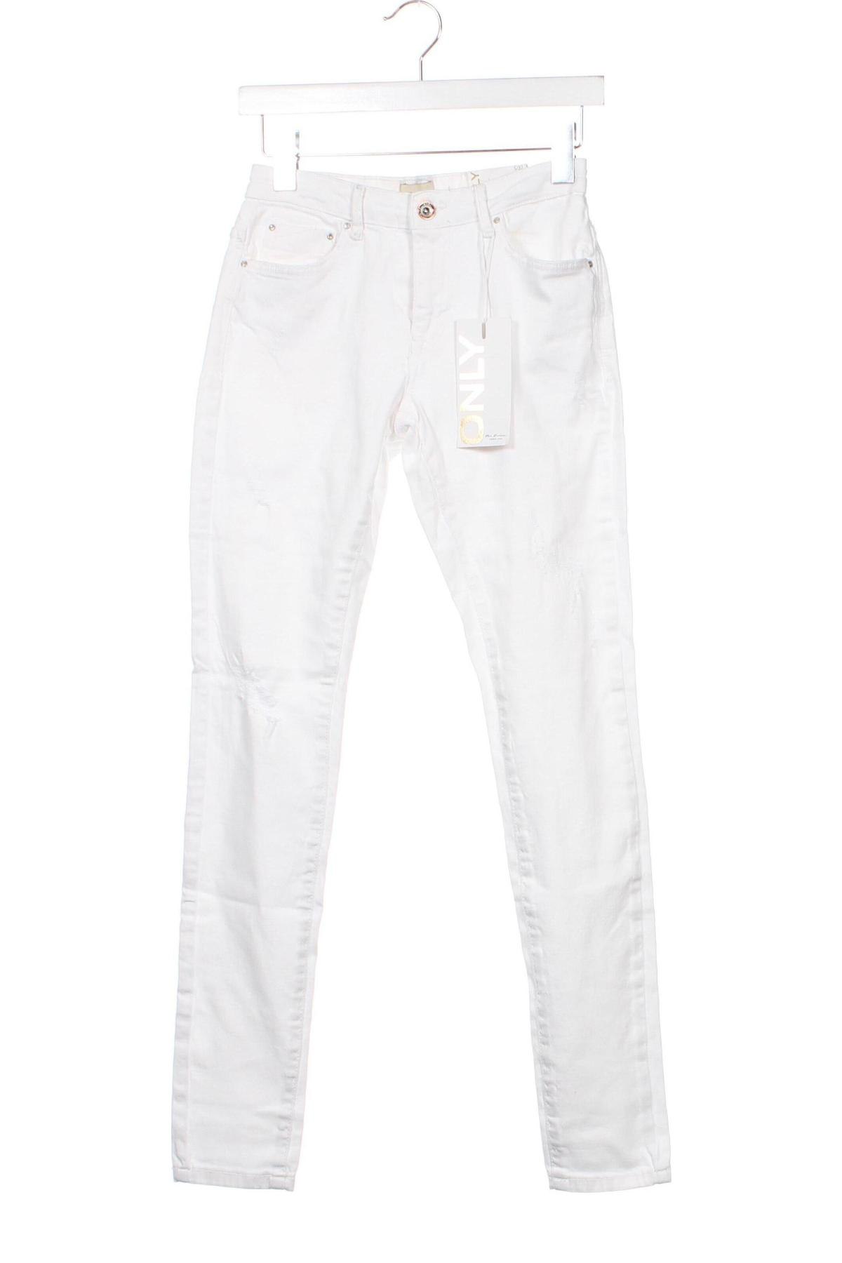 Dámské džíny  ONLY, Velikost S, Barva Bílá, Cena  177,00 Kč