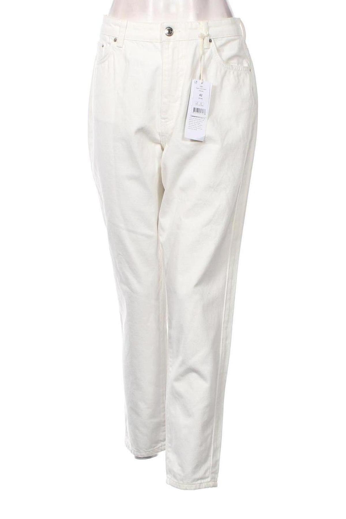 Blugi de femei Perfect Jeans By Gina Tricot, Mărime XL, Culoare Alb, Preț 223,68 Lei