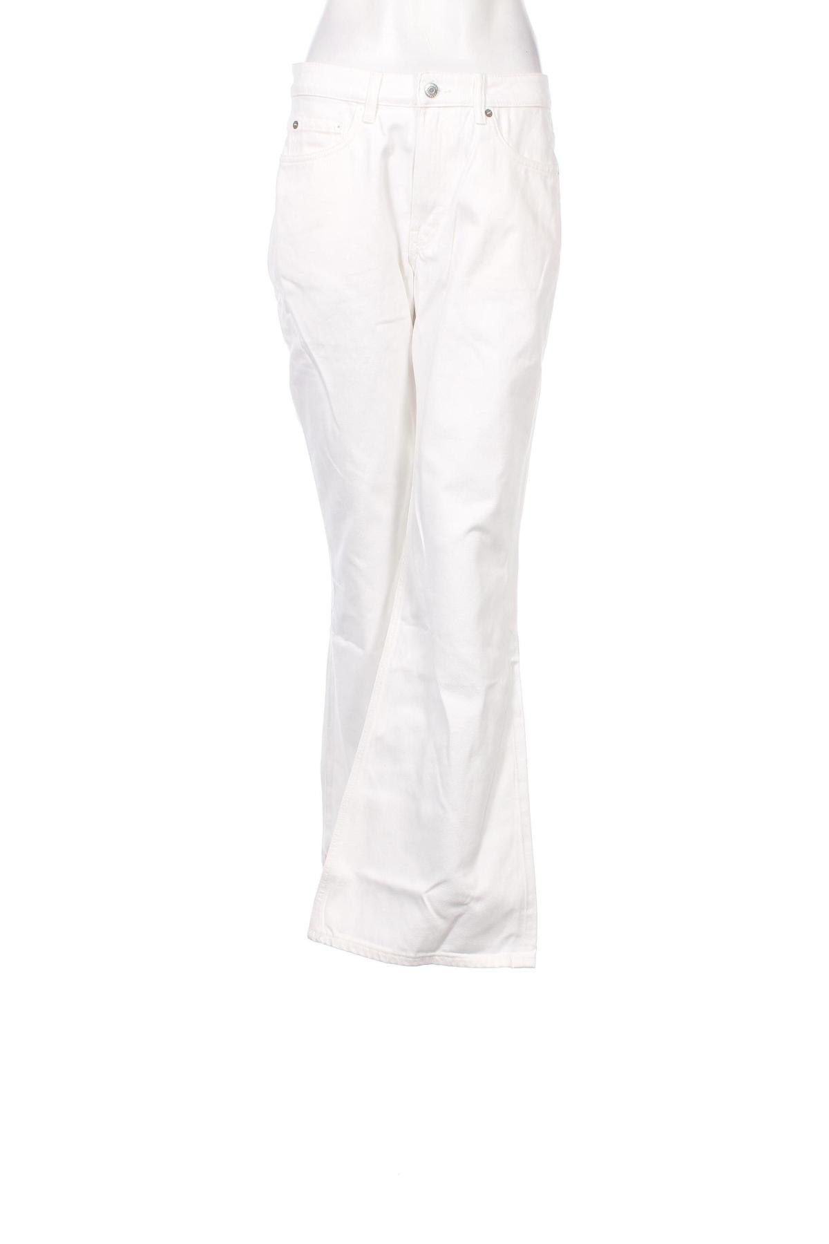 Damen Jeans Weekday, Größe L, Farbe Weiß, Preis € 42,27