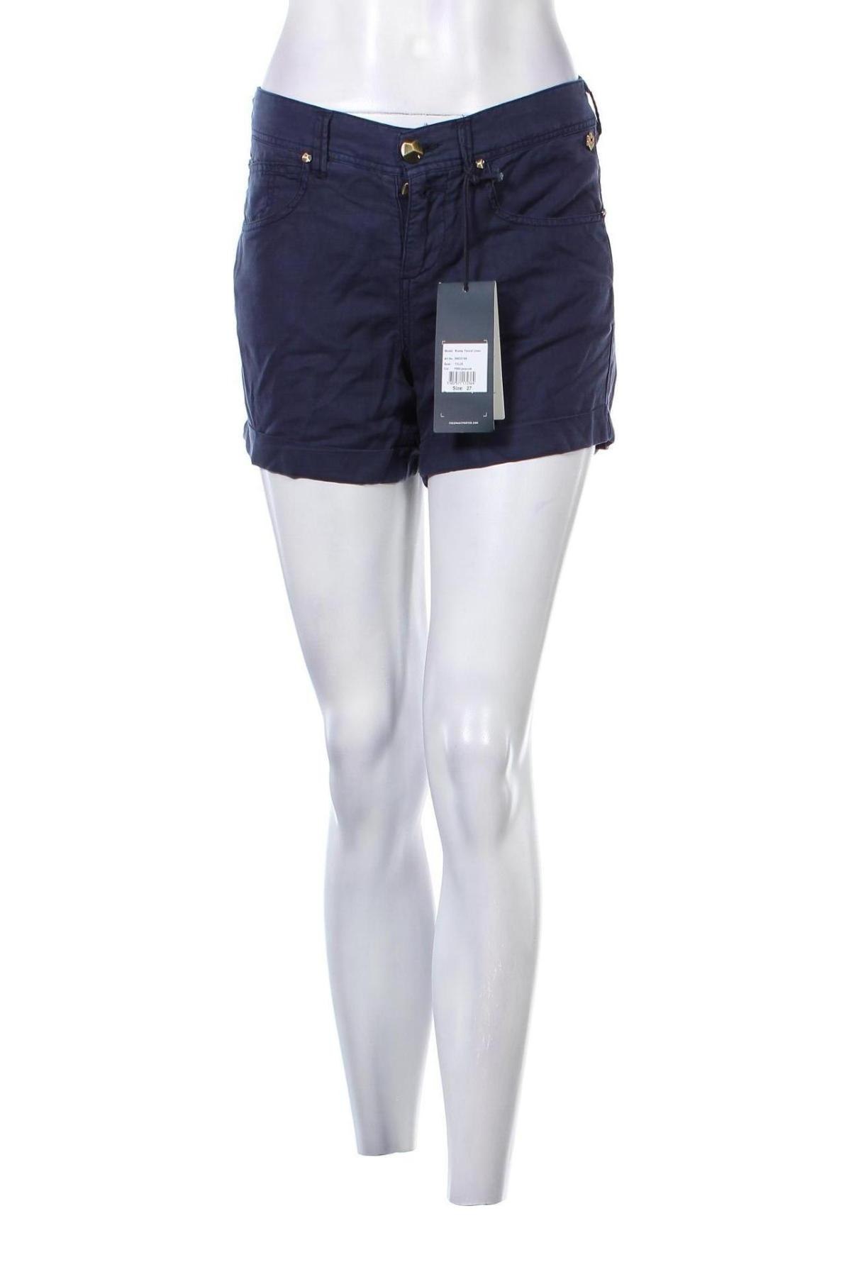 Pantaloni scurți de femei Freeman T. Porter, Mărime S, Culoare Albastru, Preț 335,53 Lei
