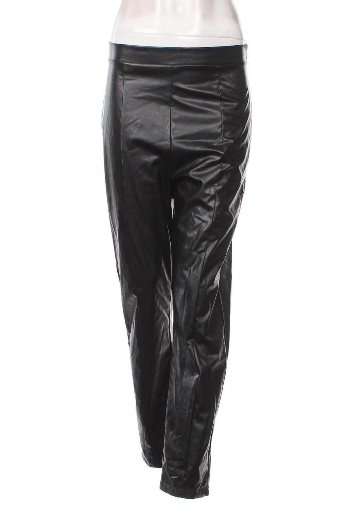 Pantaloni de piele pentru damă Even&Odd, Mărime M, Culoare Negru, Preț 49,94 Lei