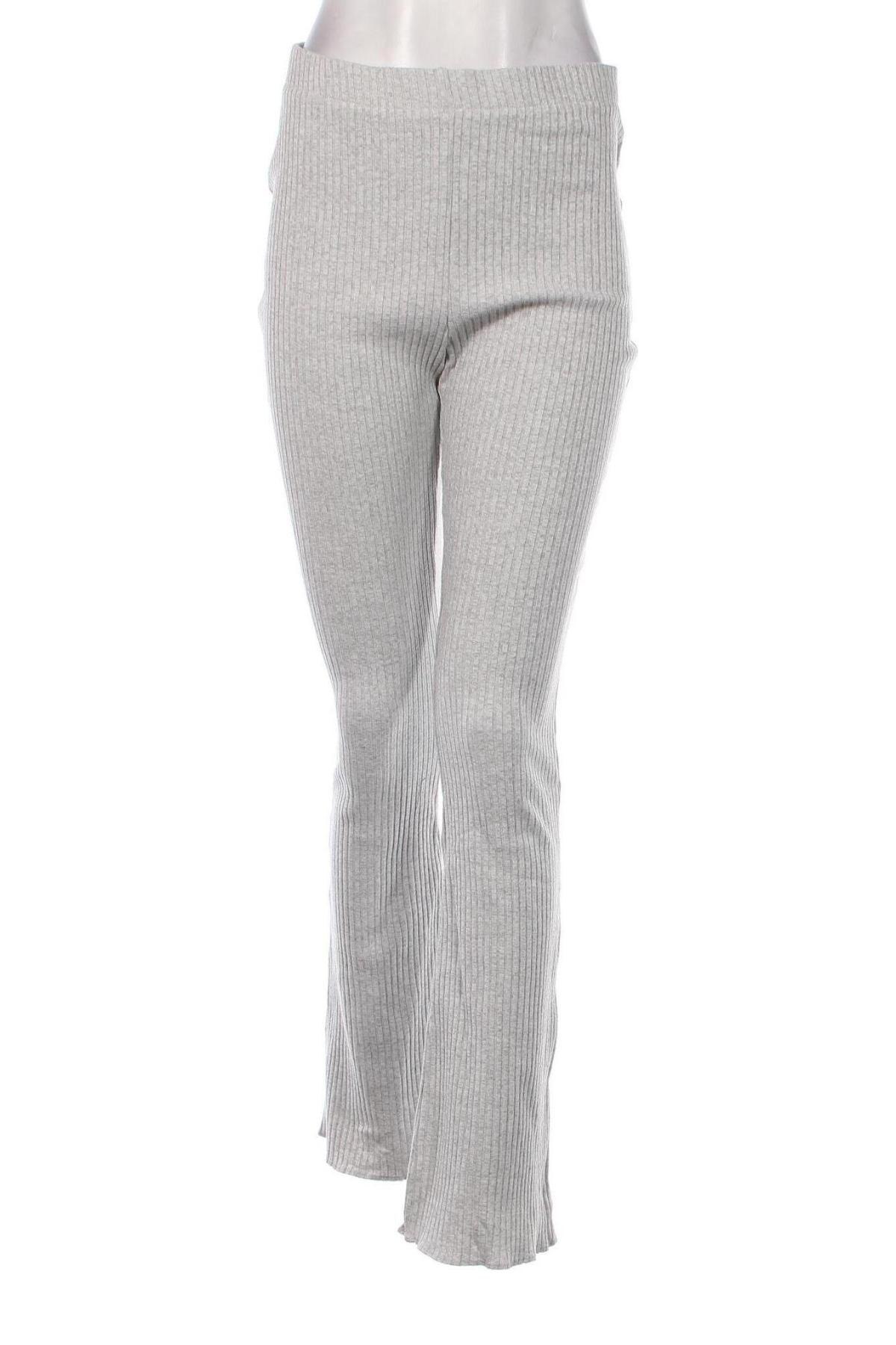 Дамски панталон Gina Tricot, Размер L, Цвят Сив, Цена 14,04 лв.