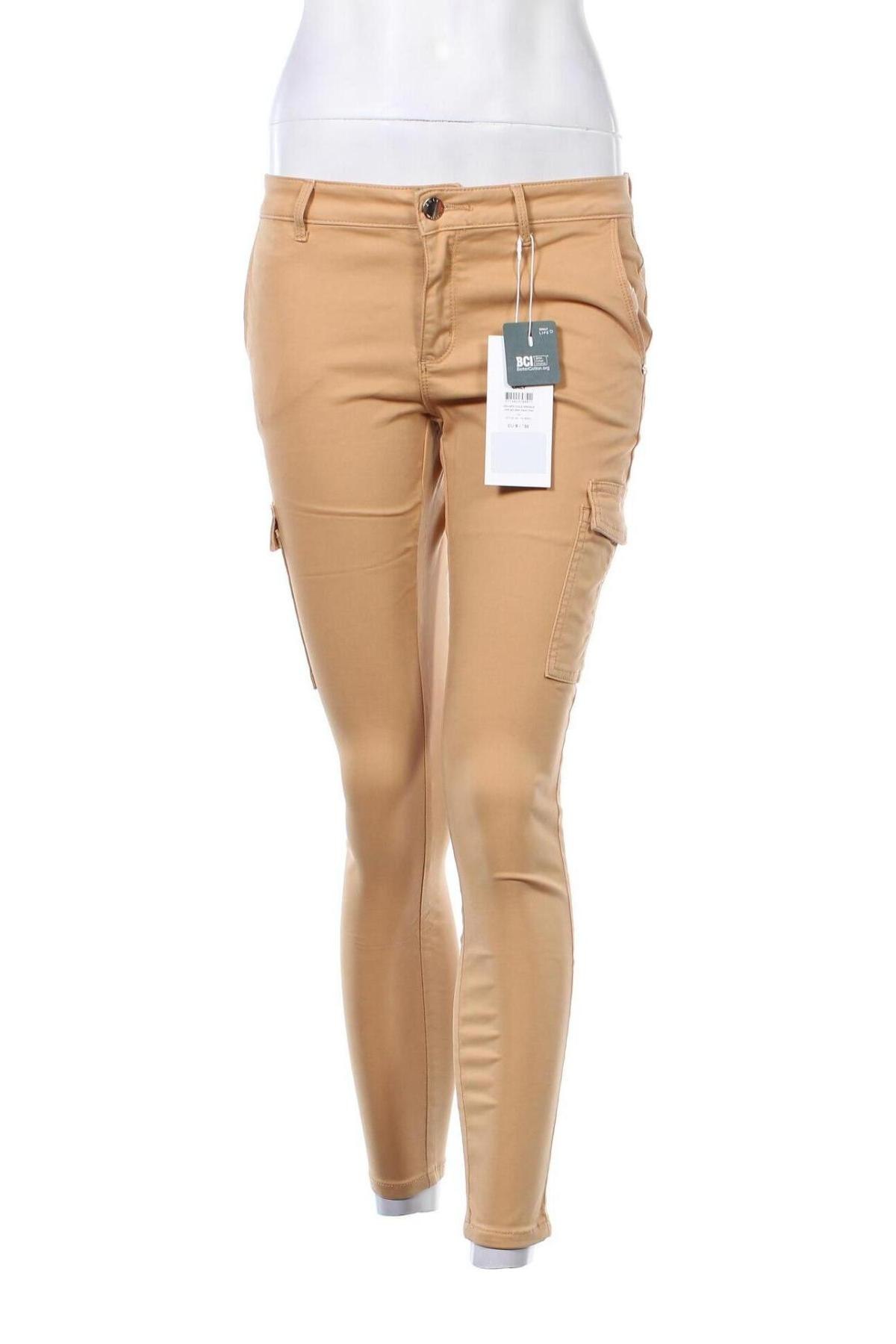 Dámské kalhoty  ONLY, Velikost S, Barva Béžová, Cena  188,00 Kč