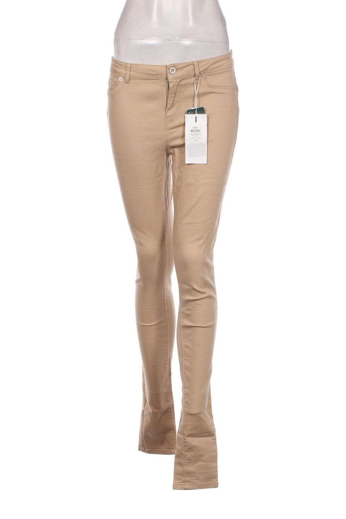 Pantaloni de femei Vero Moda, Mărime S, Culoare Bej, Preț 31,97 Lei