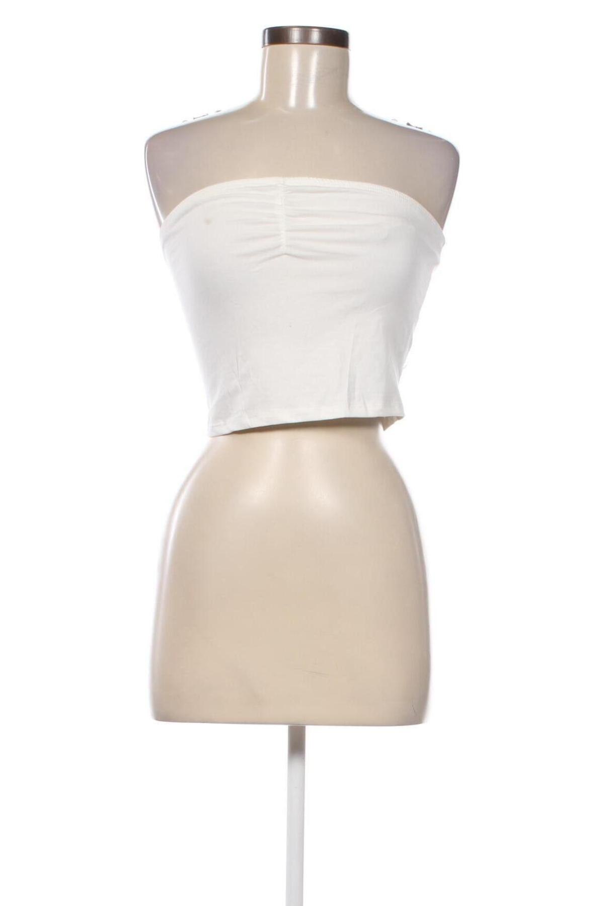 Γυναικείο αμάνικο μπλουζάκι Glamorous, Μέγεθος M, Χρώμα Λευκό, Τιμή 4,04 €
