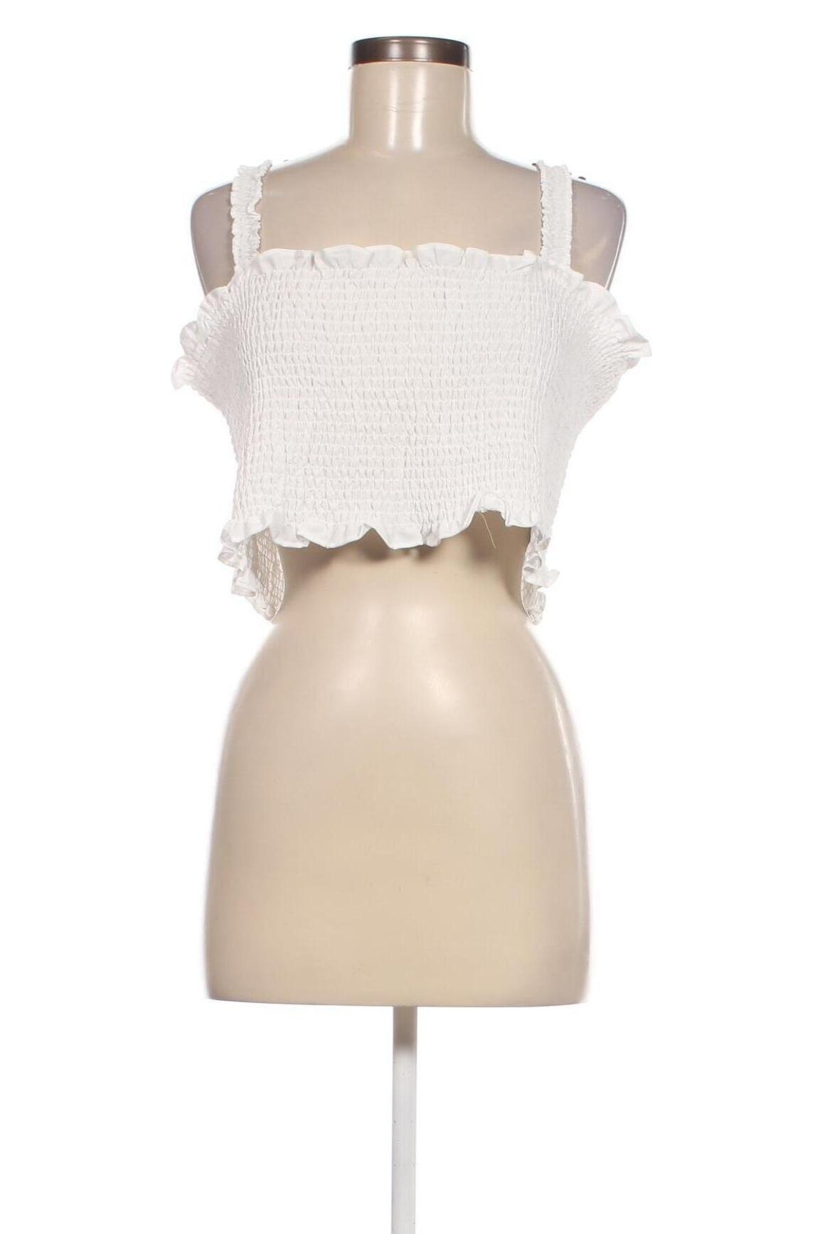 Γυναικείο αμάνικο μπλουζάκι Glamorous, Μέγεθος XL, Χρώμα Λευκό, Τιμή 3,59 €