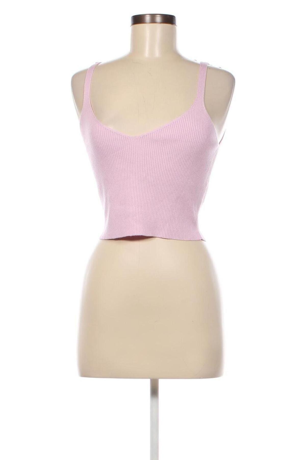 Γυναικείο αμάνικο μπλουζάκι Glamorous, Μέγεθος L, Χρώμα Ρόζ , Τιμή 3,44 €