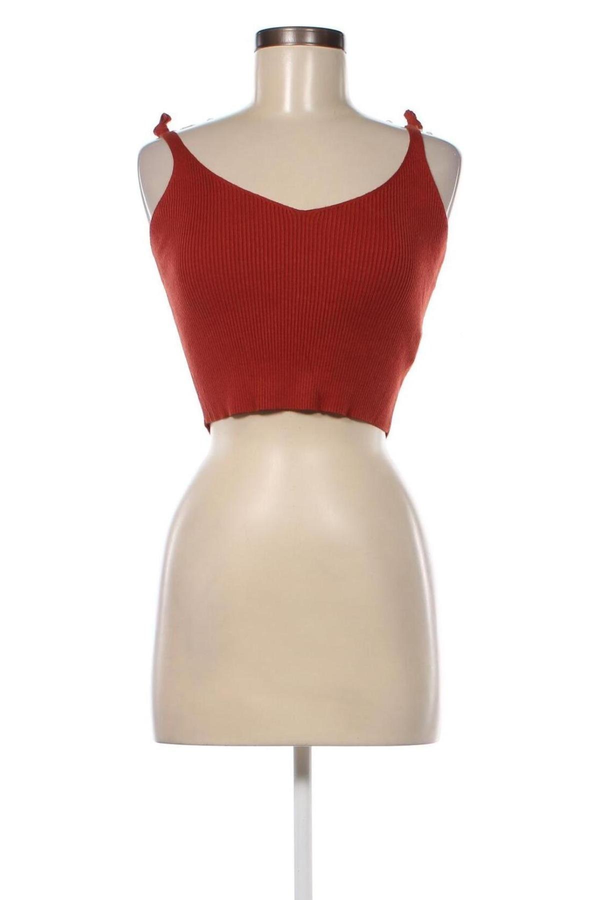Γυναικείο αμάνικο μπλουζάκι Glamorous, Μέγεθος M, Χρώμα Πορτοκαλί, Τιμή 14,95 €