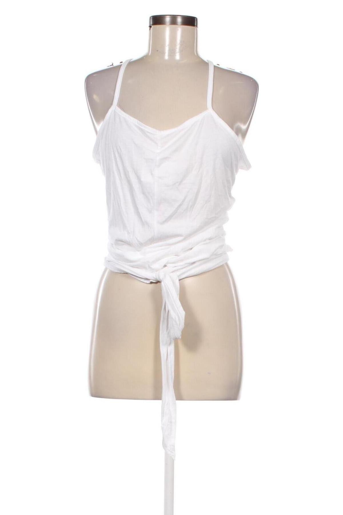 Γυναικείο αμάνικο μπλουζάκι Hiit, Μέγεθος XL, Χρώμα Λευκό, Τιμή 3,68 €