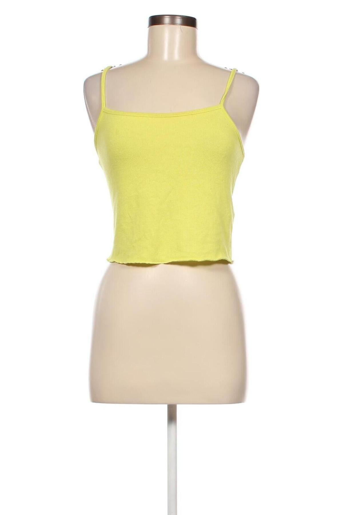 Γυναικείο αμάνικο μπλουζάκι Kendall & Kylie, Μέγεθος M, Χρώμα Κίτρινο, Τιμή 29,90 €