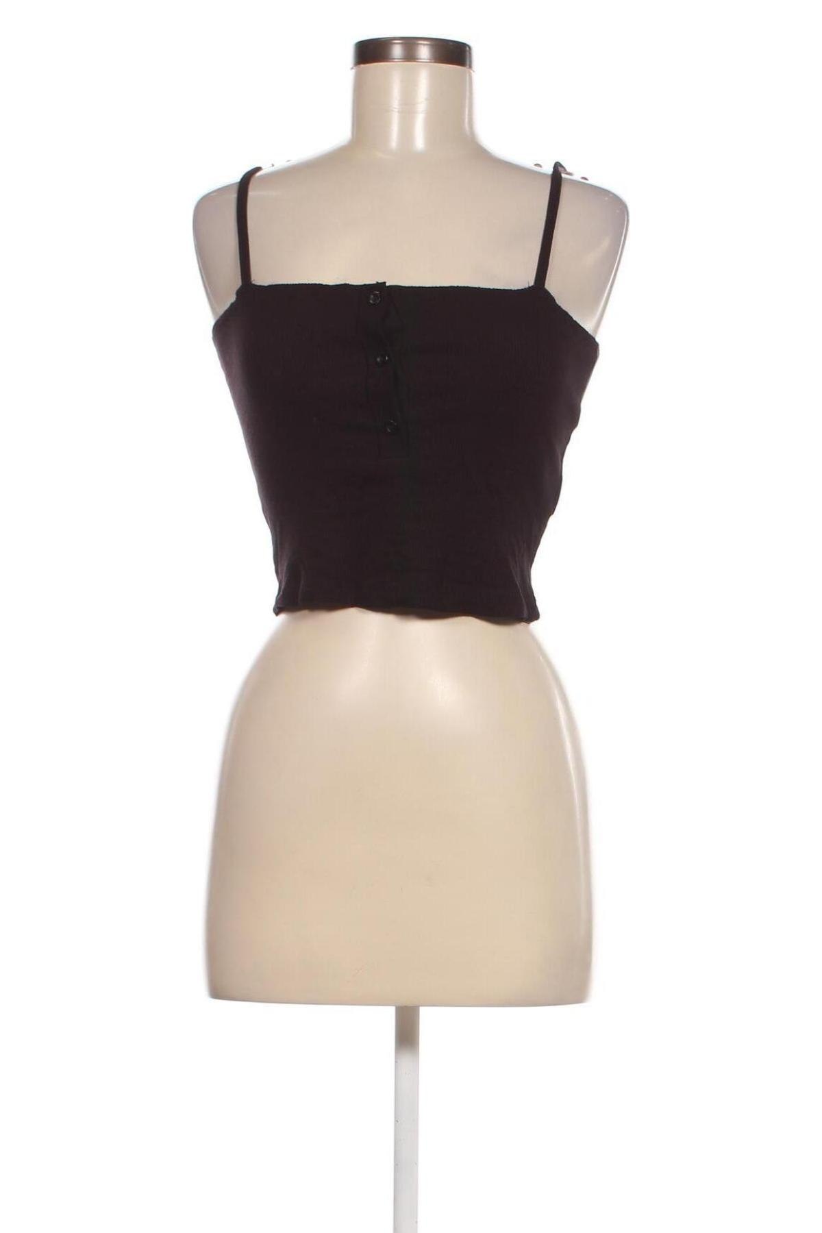 Γυναικείο αμάνικο μπλουζάκι Missguided, Μέγεθος M, Χρώμα Μαύρο, Τιμή 4,33 €