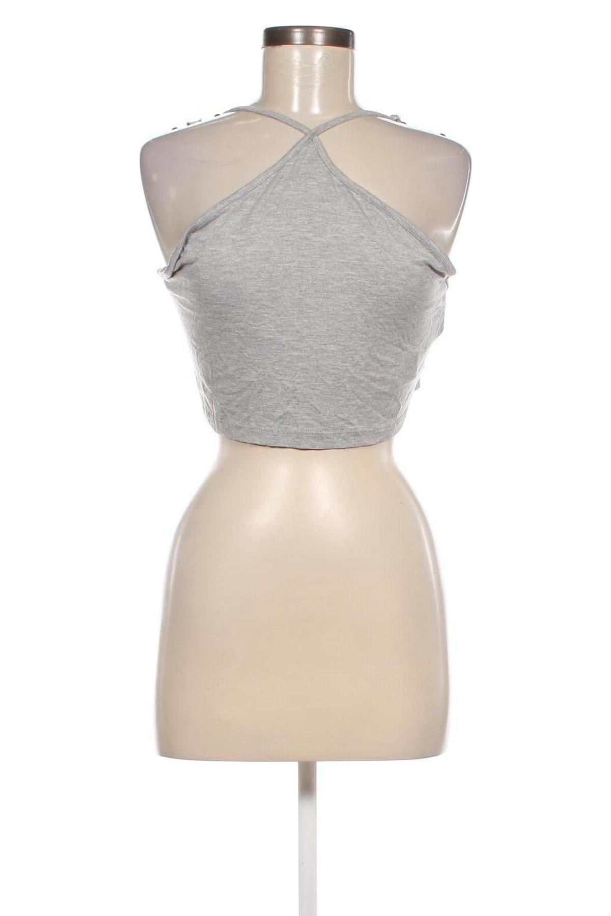 Γυναικείο αμάνικο μπλουζάκι Missguided, Μέγεθος XL, Χρώμα Γκρί, Τιμή 4,00 €