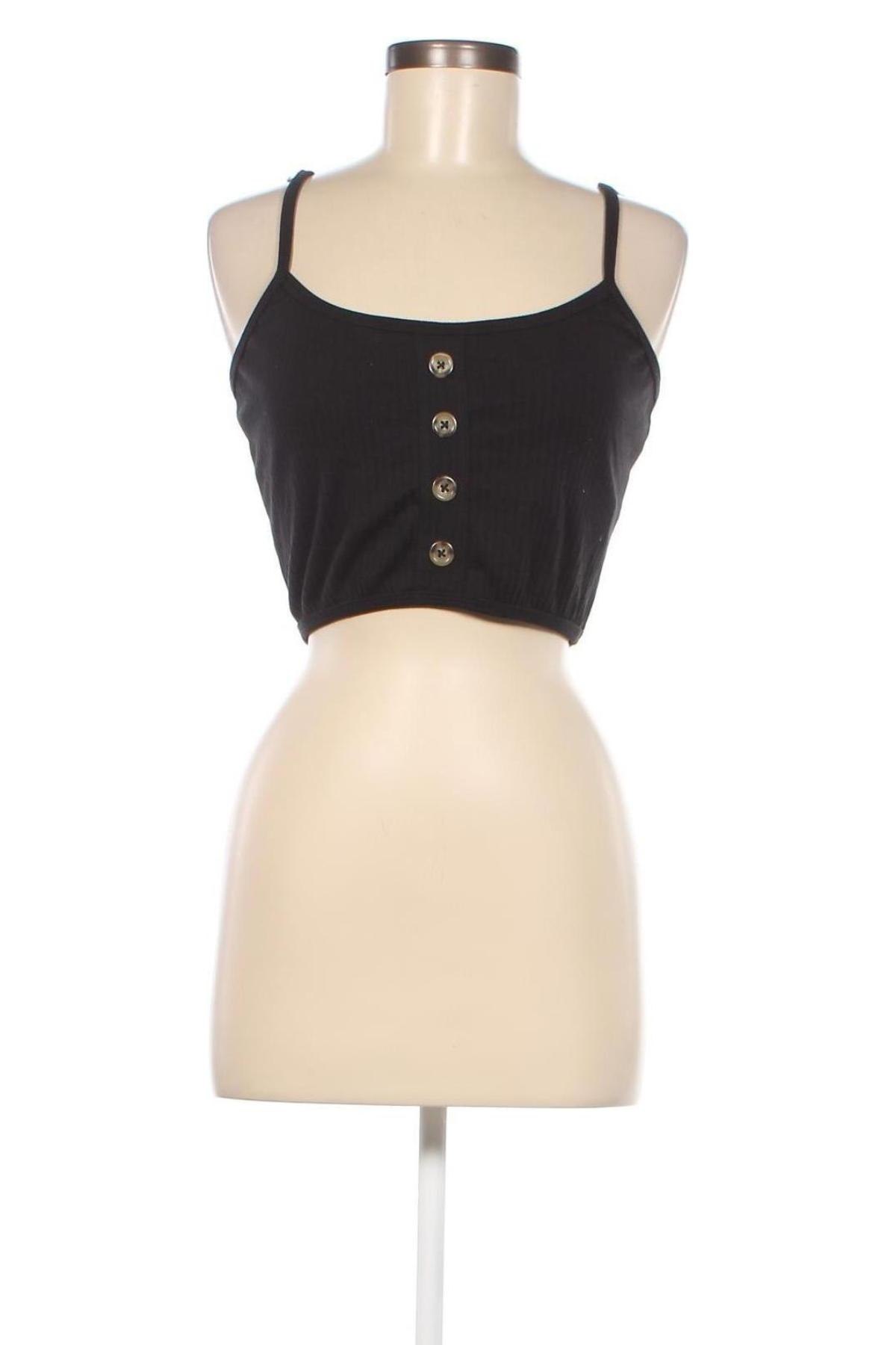 Γυναικείο αμάνικο μπλουζάκι Missguided, Μέγεθος XL, Χρώμα Μαύρο, Τιμή 4,00 €