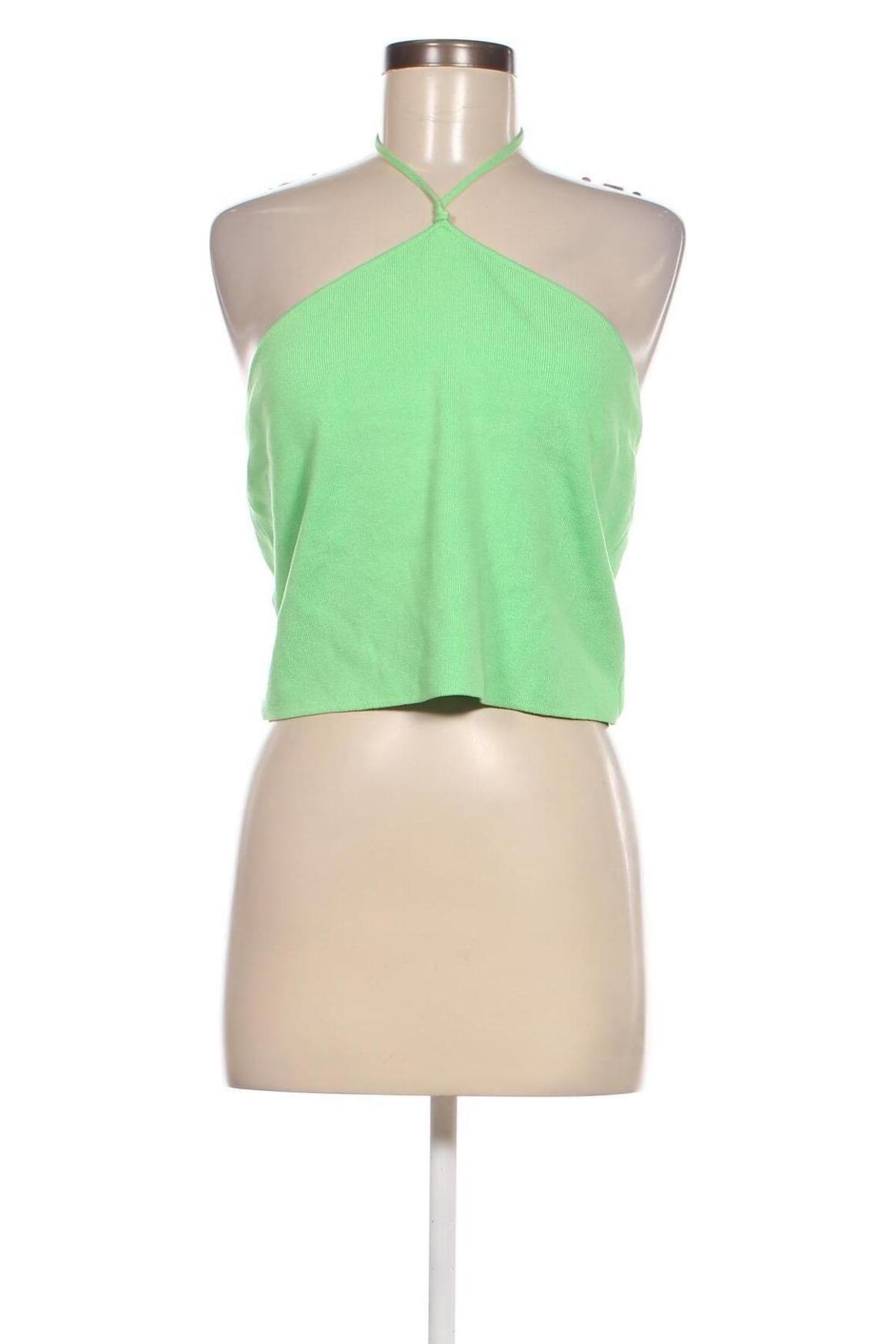 Γυναικείο αμάνικο μπλουζάκι Monki, Μέγεθος L, Χρώμα Πράσινο, Τιμή 5,68 €