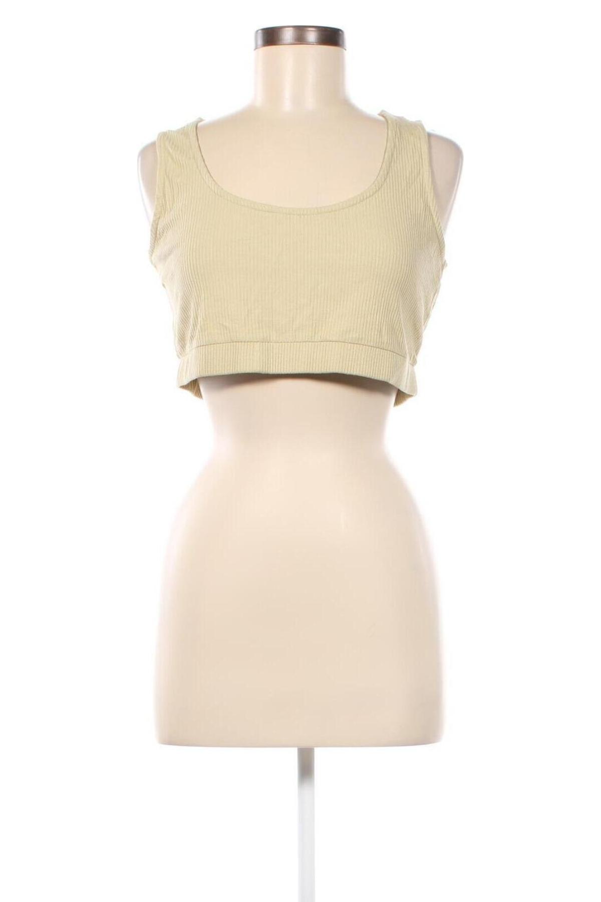 Γυναικείο αμάνικο μπλουζάκι NA-KD, Μέγεθος XL, Χρώμα  Μπέζ, Τιμή 4,49 €