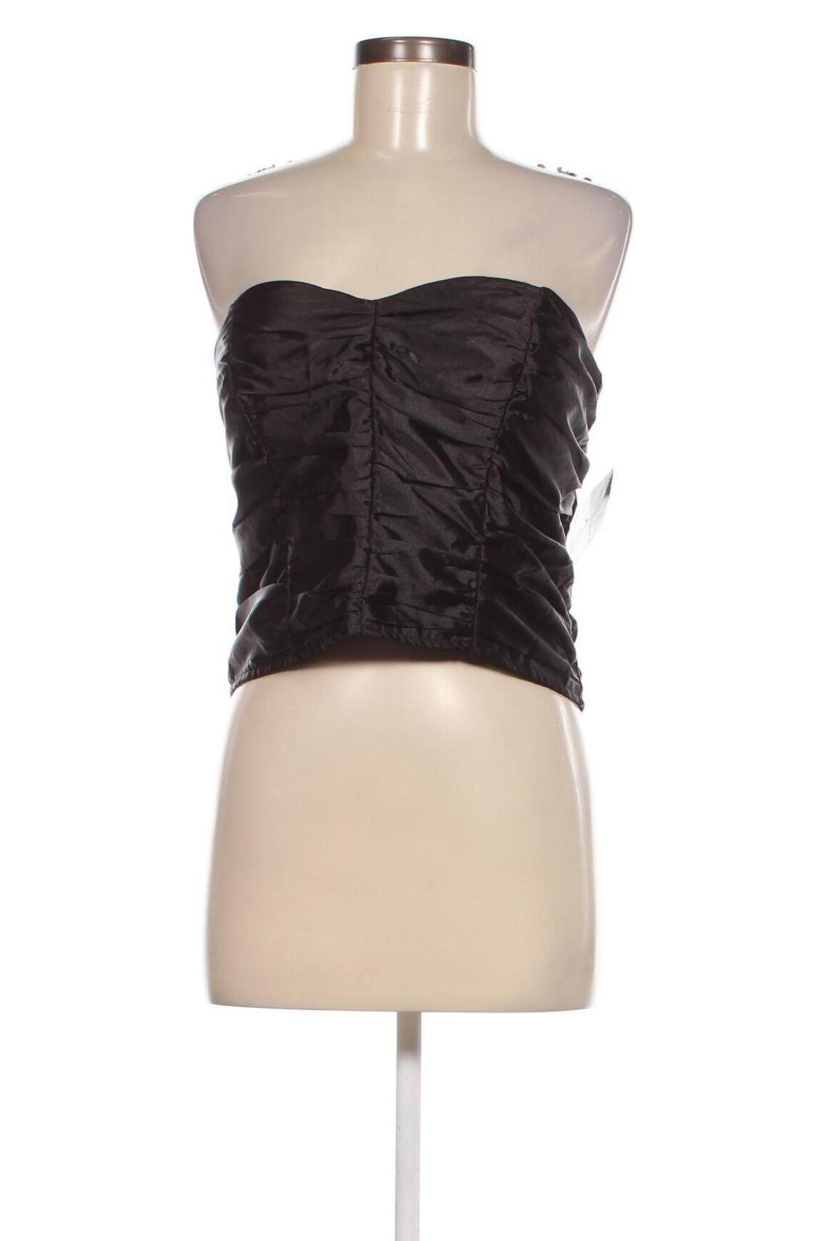 Γυναικείο αμάνικο μπλουζάκι Nly Trend, Μέγεθος XL, Χρώμα Μαύρο, Τιμή 3,90 €