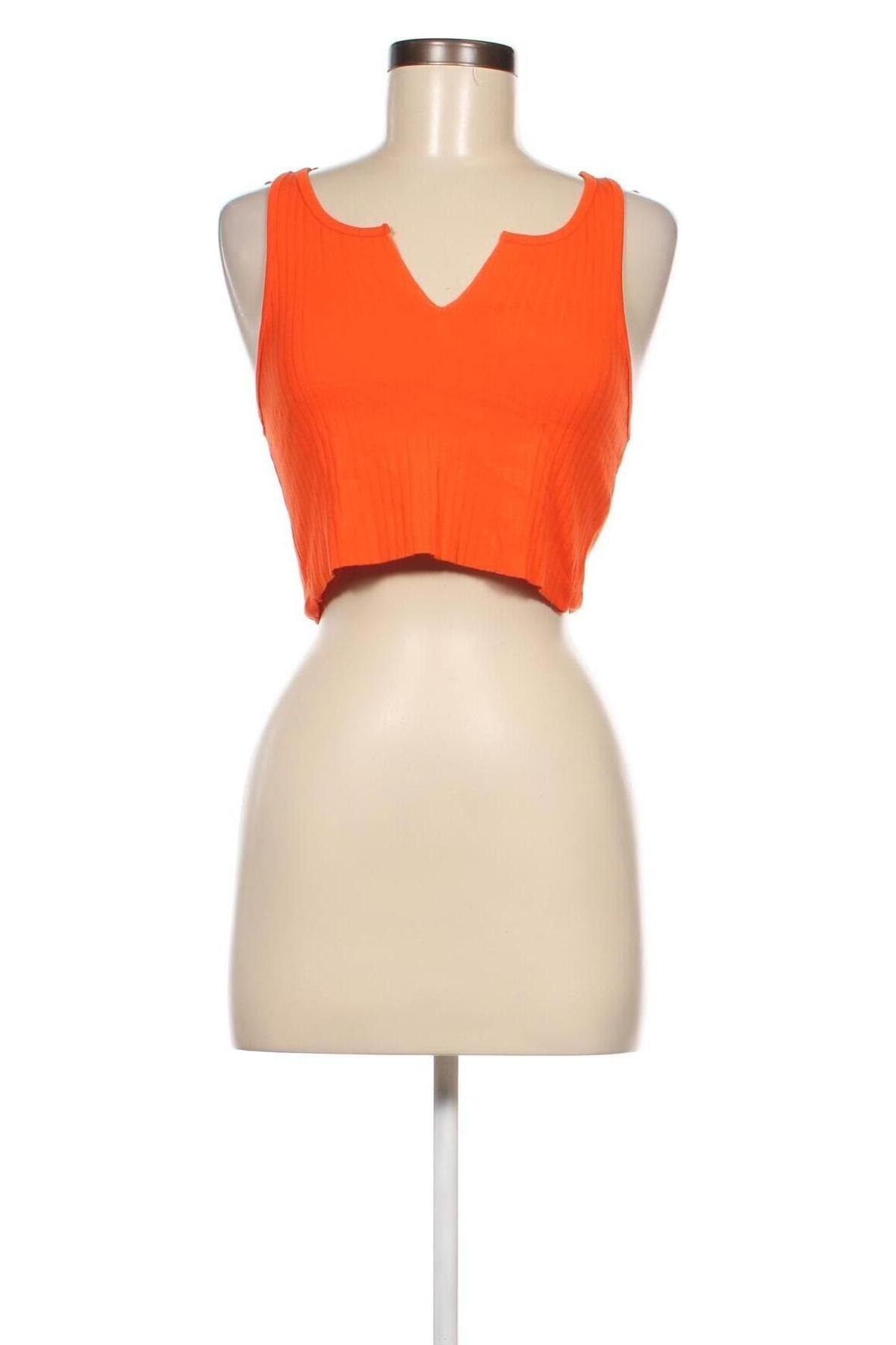 Γυναικείο αμάνικο μπλουζάκι Topshop, Μέγεθος S, Χρώμα Πορτοκαλί, Τιμή 4,04 €